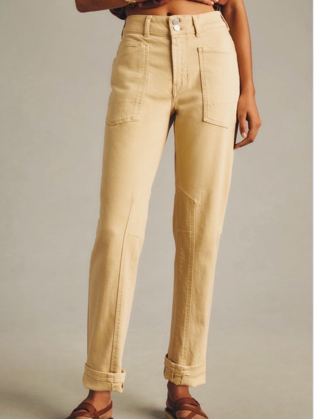 Anthropologie Pilcro The Wanderer Relaxed Jeans Denim Dark Wash size 29